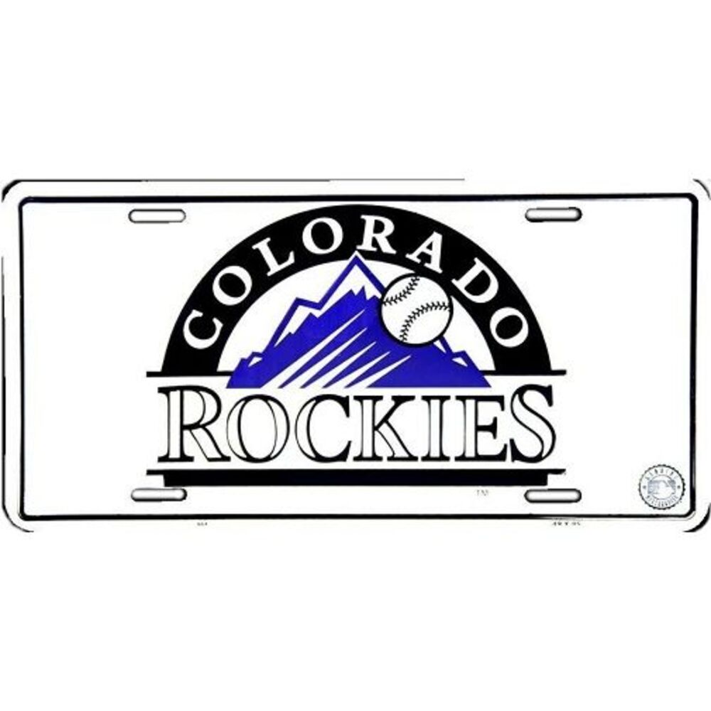 Colorado Rockies MLB License Plate